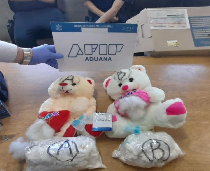 Los osos de peluche que escondían cocaína Los osos de peluche que escondían cocaína