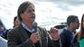 Lacalle Pou se tralsadó en helicóptero a lo largo de cuatro localidades para encabezar distintos eventos inaugurales.
