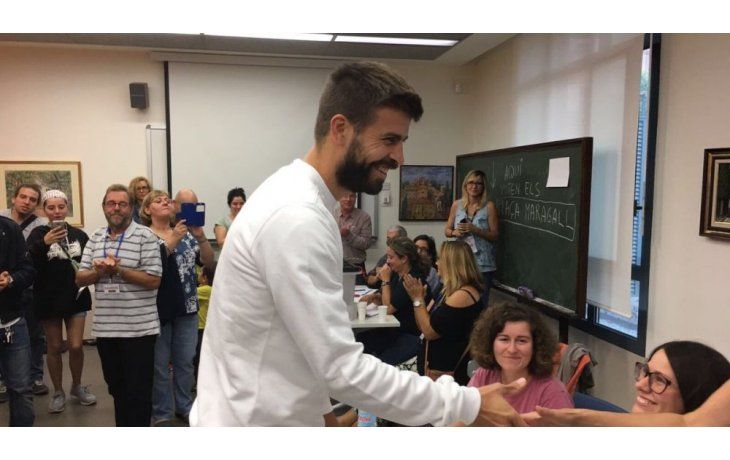 Gerard Piqué se pronunció a favor de la secesión de España