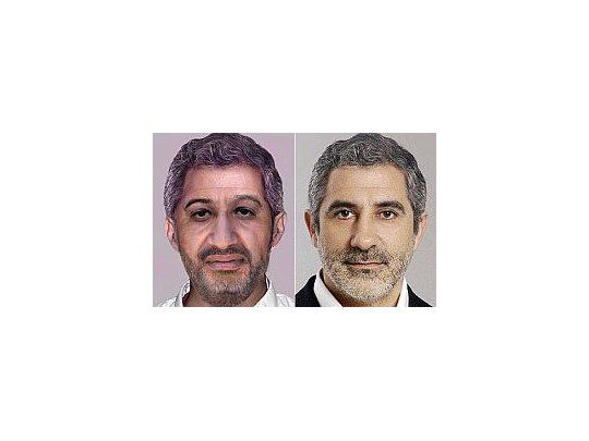 El fotomontaje del diputado español del envejecimiento de Bin Laden, realizado por el FBI.