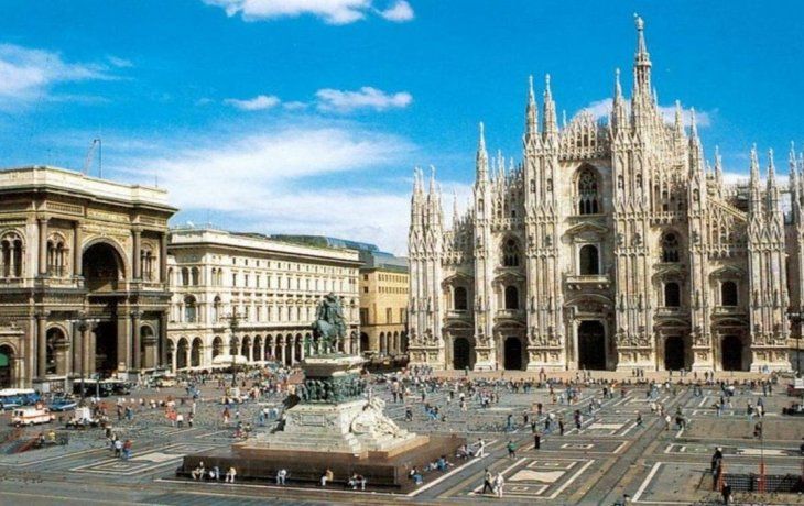 Ciudad de Milán, Italia, donde el coronavirus ya estaba presente.