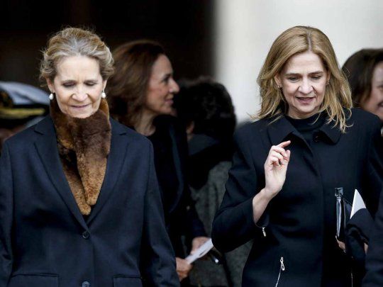 Las hermanas del rey Felipe VI, Elena y Cristina.