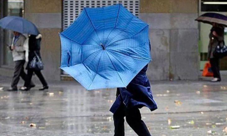 Se prevé viento y lluvias para el lunes en el AMBA.