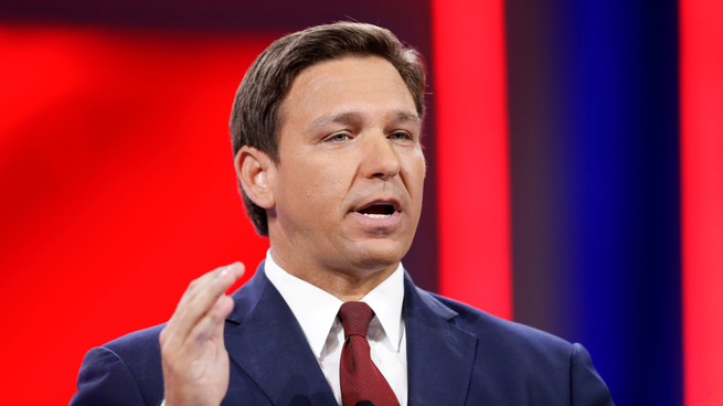 Ron DeSantis, gobernador de Florida.&nbsp;