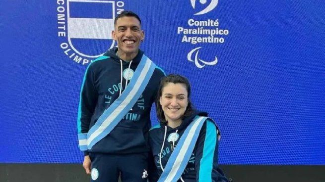 Hernán Barreto y Constanza Garrone, los abanderados de la delegación nacional para los Juegos Paralímpicos de París 2024