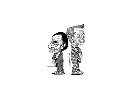 Carlos Menem y Norberto Oyarbide