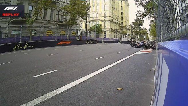 Jornada récord de banderas rojas en la F1.