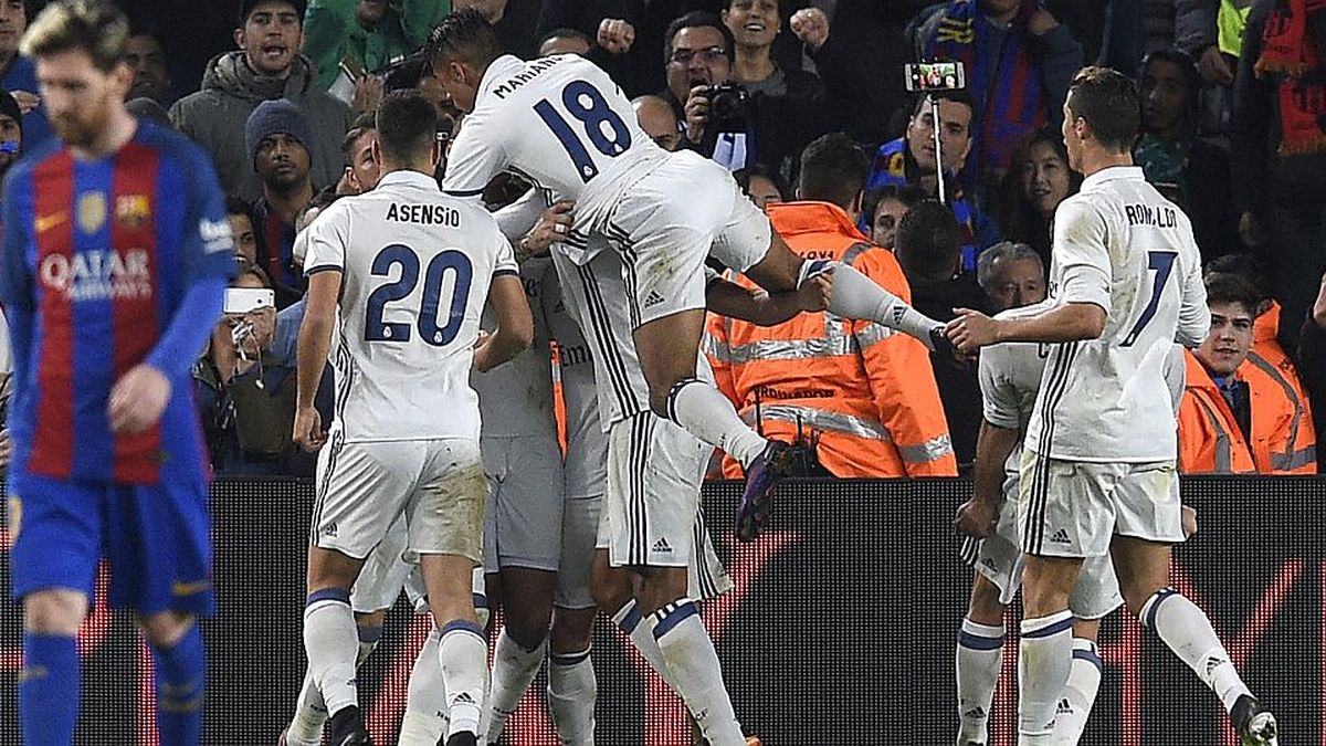 Sobre la hora, Real Madrid le empató a Barcelona y sigue en lo más alto