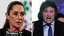 Claudia Sheinbaum le responde a Javier Milei.