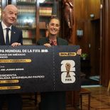Claudia Sheinbaum regalará su boleto para la inauguración del Mundial 2026. Claudia Sheinbaum regalará su boleto para la inauguración del Mundial 2026.