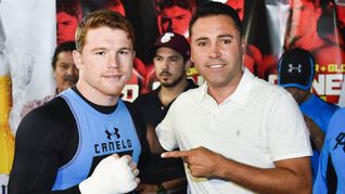 Nuevo round mediático entre Canelo Álvarez y De la Hoya.