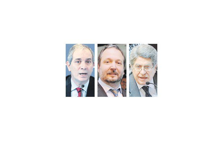 Julio Alak, Martín Sabbatella, Marcelo Fuentes