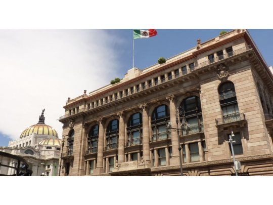 Banco central de México.