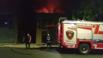 El incendio se produjo en el barrio de Boedo.