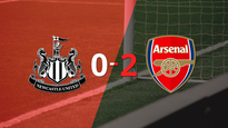 arsenal, de visitante, derroto 2-0 a newcastle united