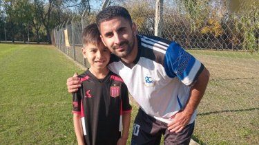 El triste mensaje de despedida del papá de Thiago Correa: Ahora sos mi  angelito