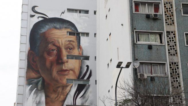 El mural fue realizado en tal solo una semana.