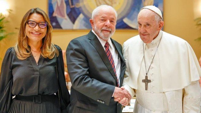 Lula Da Silva y el Papa Francisco. 