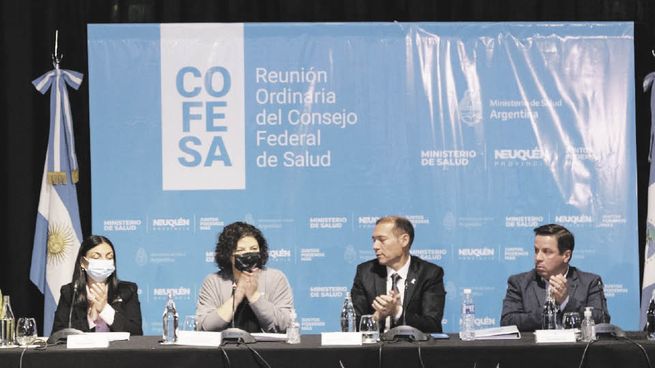 expertos. La ministra de Salud Carla Vizzotti dio inicio ayer a un nuevo encuentro del COFESA, en Villa La Angostura.