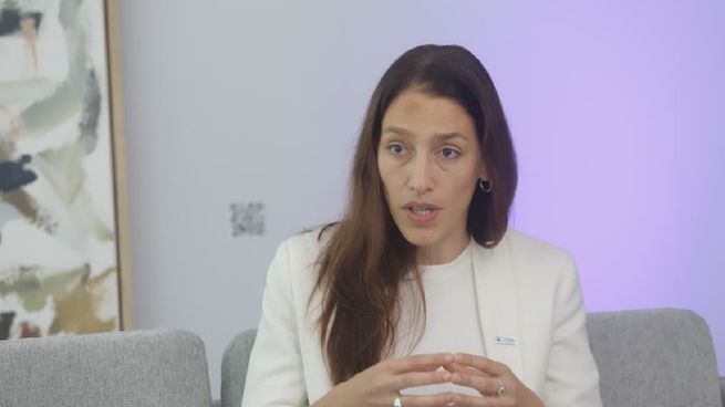 Ladirectora de LEARISK, Sofía Poehls, se refirió a la importancia de mapear los riesgos durante el séptimopanel de Ámbito Debate.