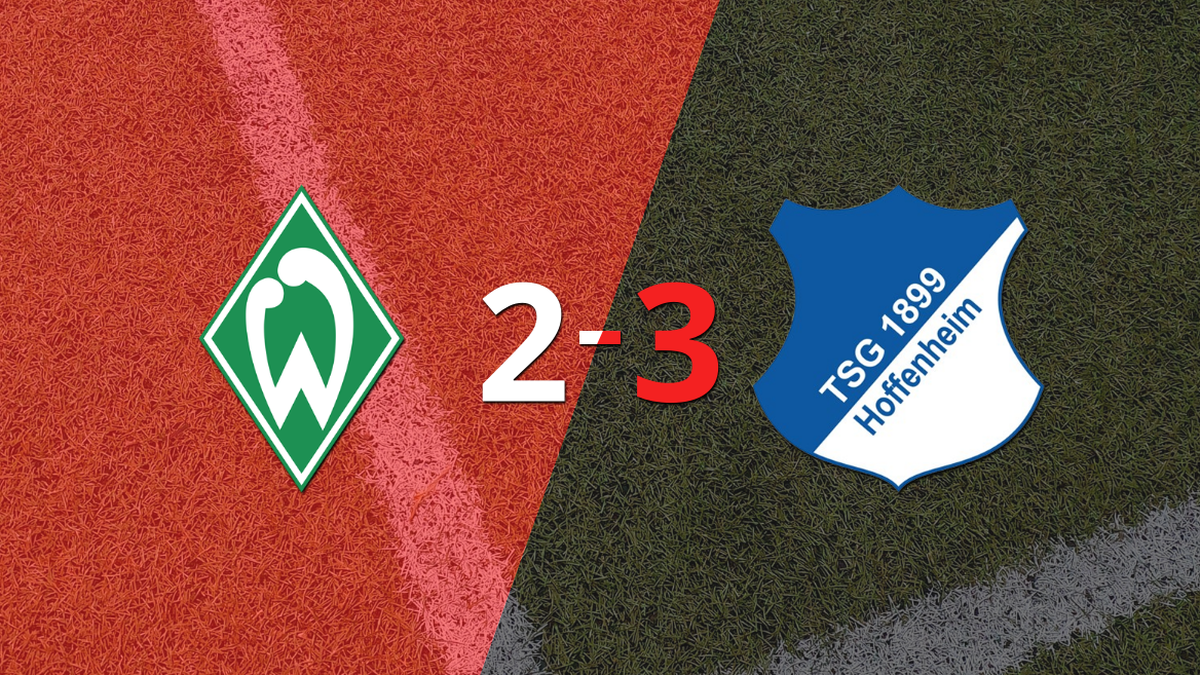 Hoffenheim defeated Werder Bremen 3-2 in a great game