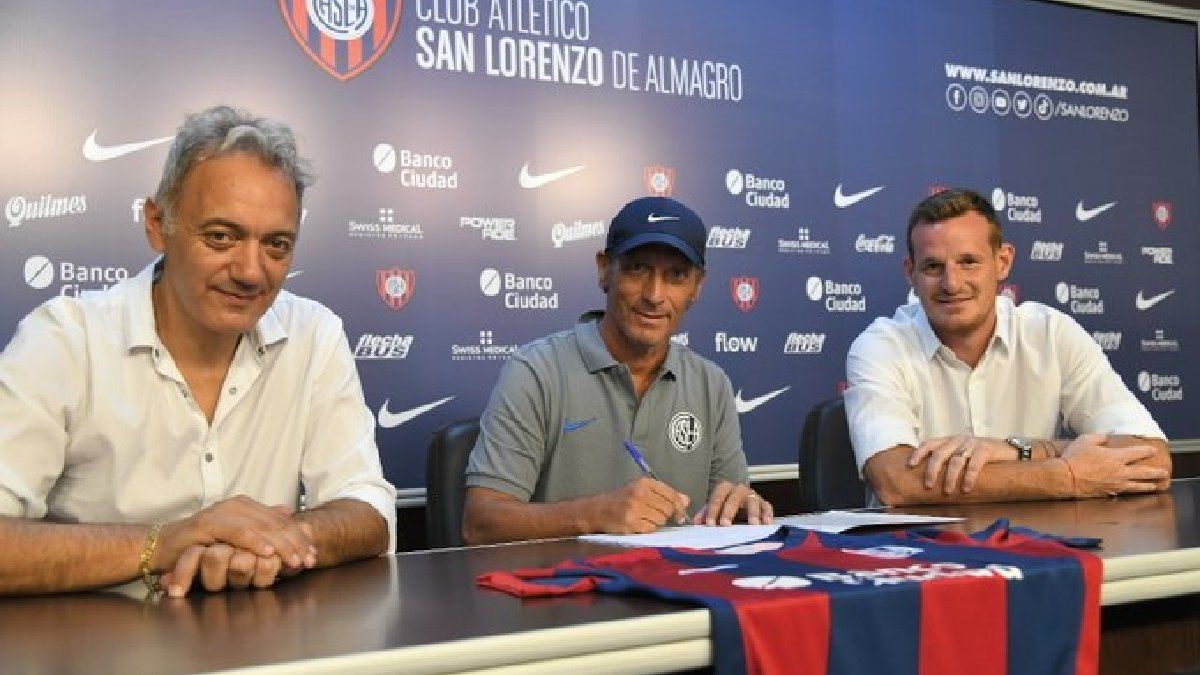 “We need a united San Lorenzo”, asked Pedro Troglio in his presentation as a new DT