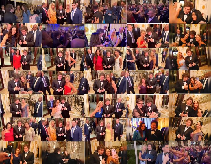 En su última visita a Mar-a-Lago, Javier Milei consiguió innumerables fotos con señoras y señoritas de muy buen ver, pero no la foto que buscaba, con Donald Trump. En su última visita a Mar-a-Lago, Javier Milei consiguió innumerables fotos con señoras y señoritas de muy buen ver, pero no la foto que buscaba, con Donald Trump.