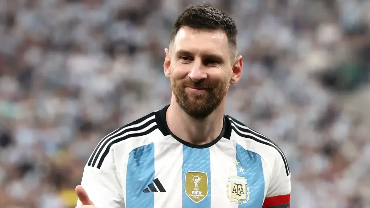 How much is staying at the Leo Messi hotel in Spain that has a gold ball in the lobby and other football details