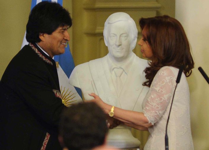 Último acto de Cristina de Kirchner como Presidente.