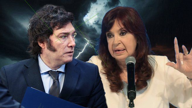 La expresidenta Cristina Fernández de Kirchner cruzó a Javier Milei.&nbsp;