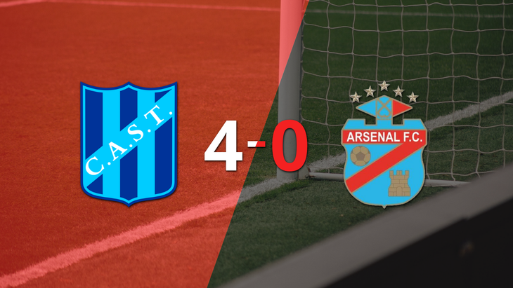 San Telmo golea 4-0 a Arsenal y Diego Diellos firma doblete