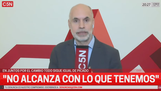 Horacio Rodríguez Larreta habló con C5N.&nbsp;