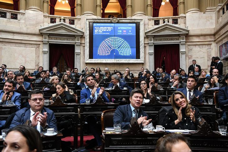 La Libertad Avanza volvió a conseguir una sesión favorable a su temario.