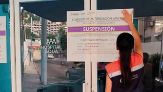 La Secretaría de Marina y Cofepris clausuraron el Hospital Aqua en Acapulco. La Secretaría de Marina y Cofepris clausuraron el Hospital Aqua en Acapulco.