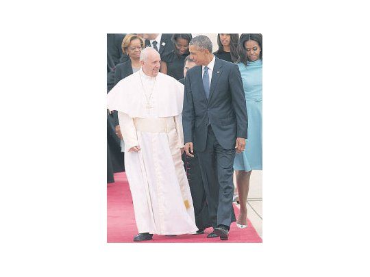 FRANCISCO, EN HISTÓRICA VISITA A EE.UU.: HOY, CUMBRE CON OBAMA