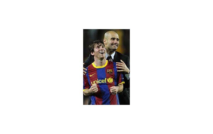 Josep Guardiola se mostró feliz por otra final de Champions.