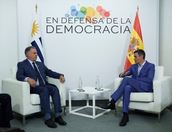 El presidente Yamandú Orsi se reunió con su par español, Pedro Sánchez. El presidente Yamandú Orsi se reunió con su par español, Pedro Sánchez.
