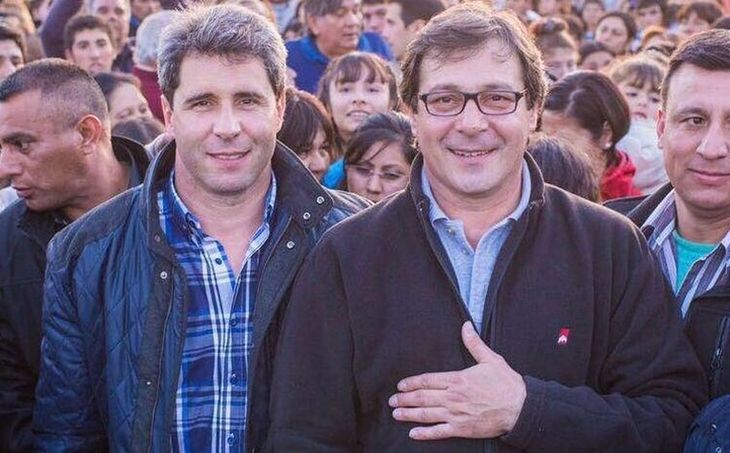 El gobernador Sergio Uñac junto a su hermano y candidato, Ruben Uñac. El gobernador Sergio Uñac junto a su hermano y candidato, Ruben Uñac.