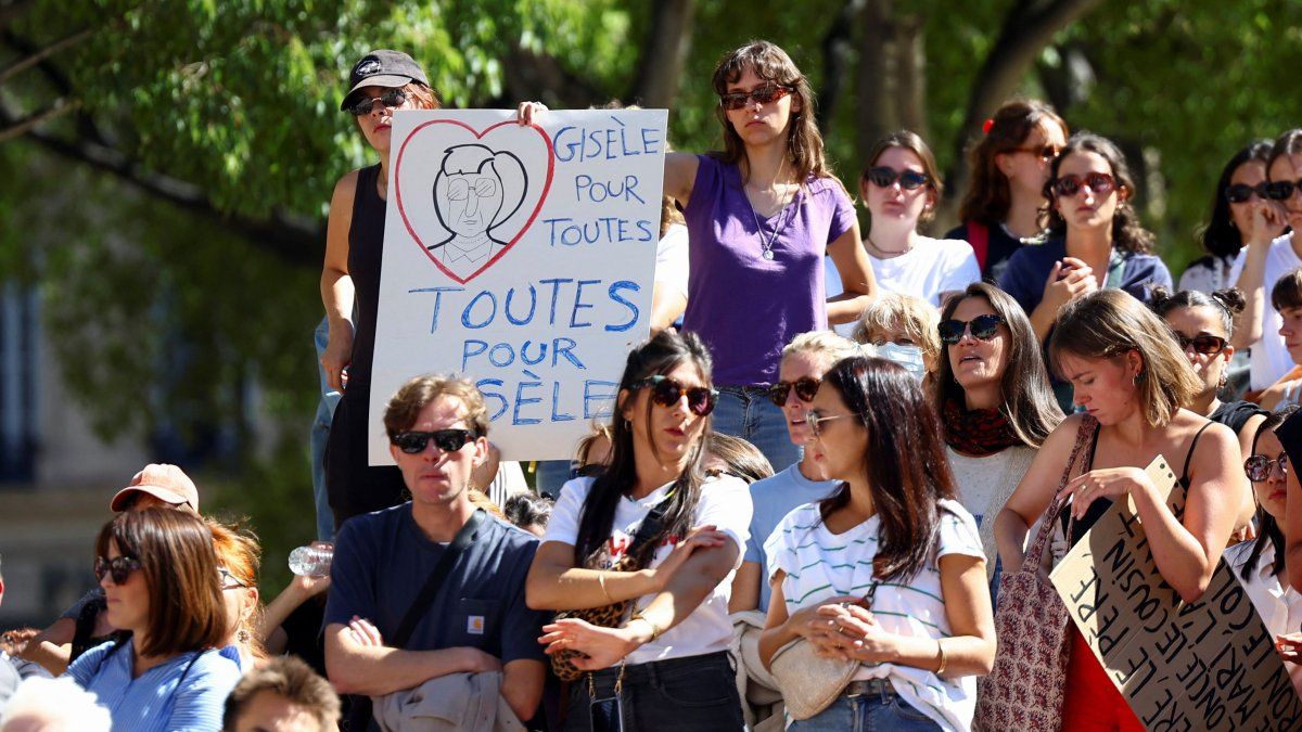 Protests in France in support of Gisèle Pelicot, victim of multiple rapes