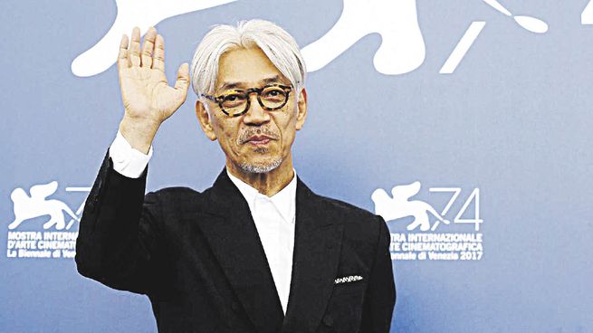ryuchi sakamoto. El músico japonés en el Festival de Venecia de 2017.