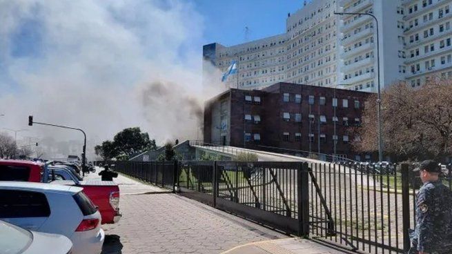 El incedio ocurré en el edificio ubicado en Comodoro Py al 2000.