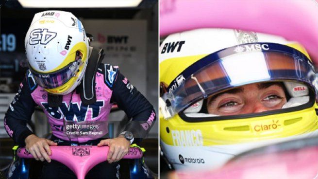 El nuevo casco que usará Colapinto en homenaje a la Misión Argentina