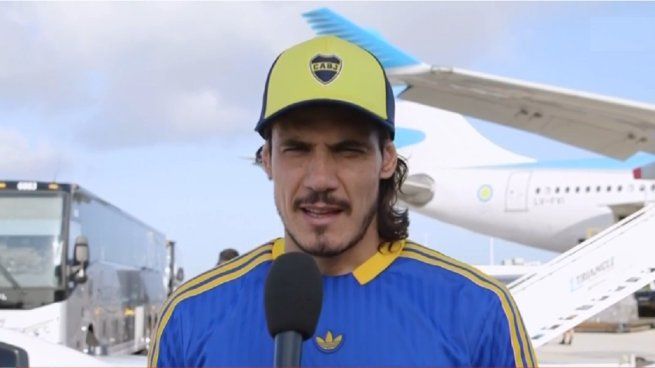 Cavani, tras la llegada de Boca al Mundial de Clubes: El objetivo es pelear el título