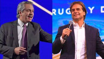 Alberto Fernández y Luis Lacalle Pou mantuvieron un tenso cruce.