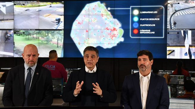 El jefe de Gobierno porteño presentó medidas de seguiridad en CABA. 
