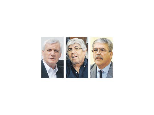 Antonio Caló, Hugo Moyano, Julio De Vido