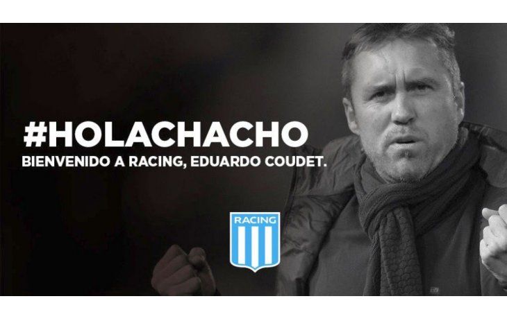 Eduardo Coudet ya es técnico de Racing.