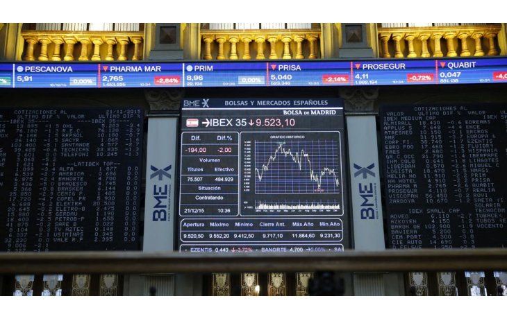 Crisis en Cataluña: arrastrada por los bancos, bolsa de España cayó 1,45%