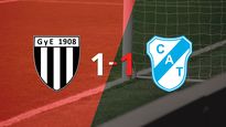 gimnasia (mendoza) y temperley se repartieron los puntos en un 1 a 1