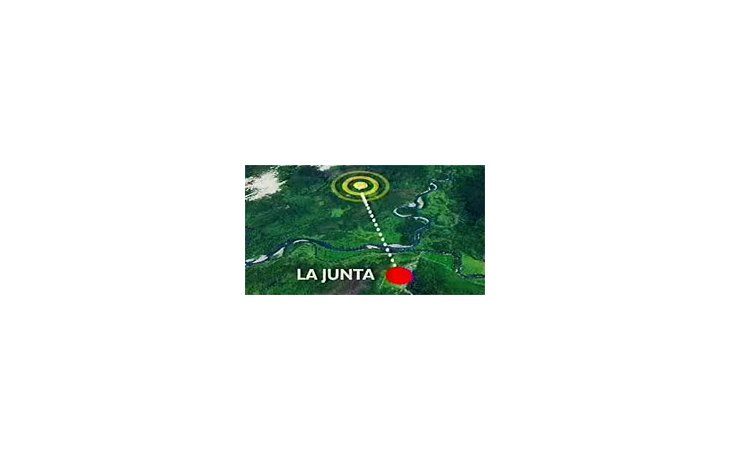 Zona donde se estrelló la avioneta